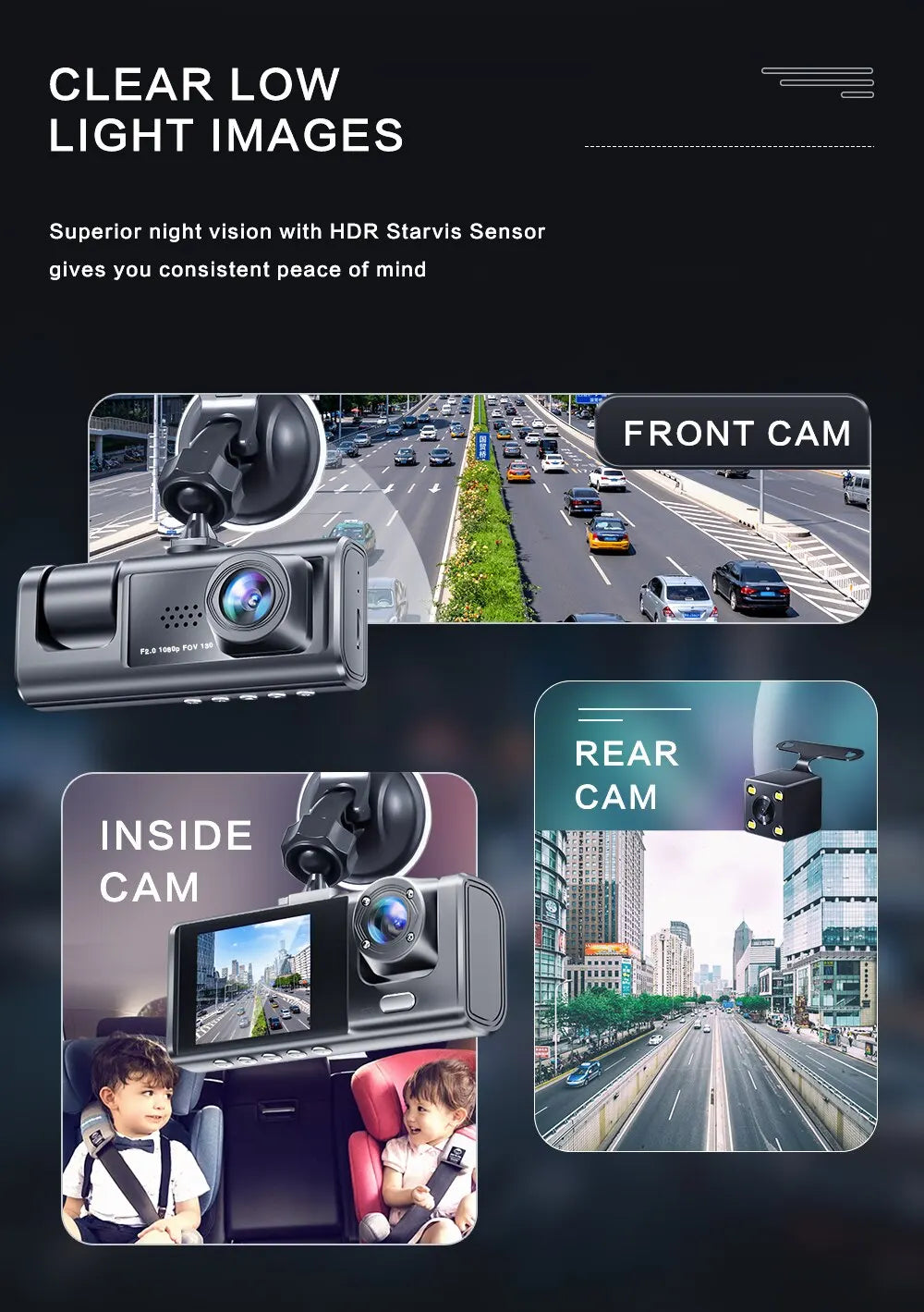 3-in-1 Dash Cam